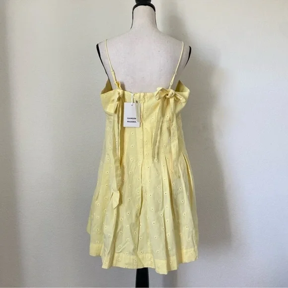 NWT Damson Madder Iris Sleeveless Embroidered Mini Size 14 🟣 - Picture 4 of 4